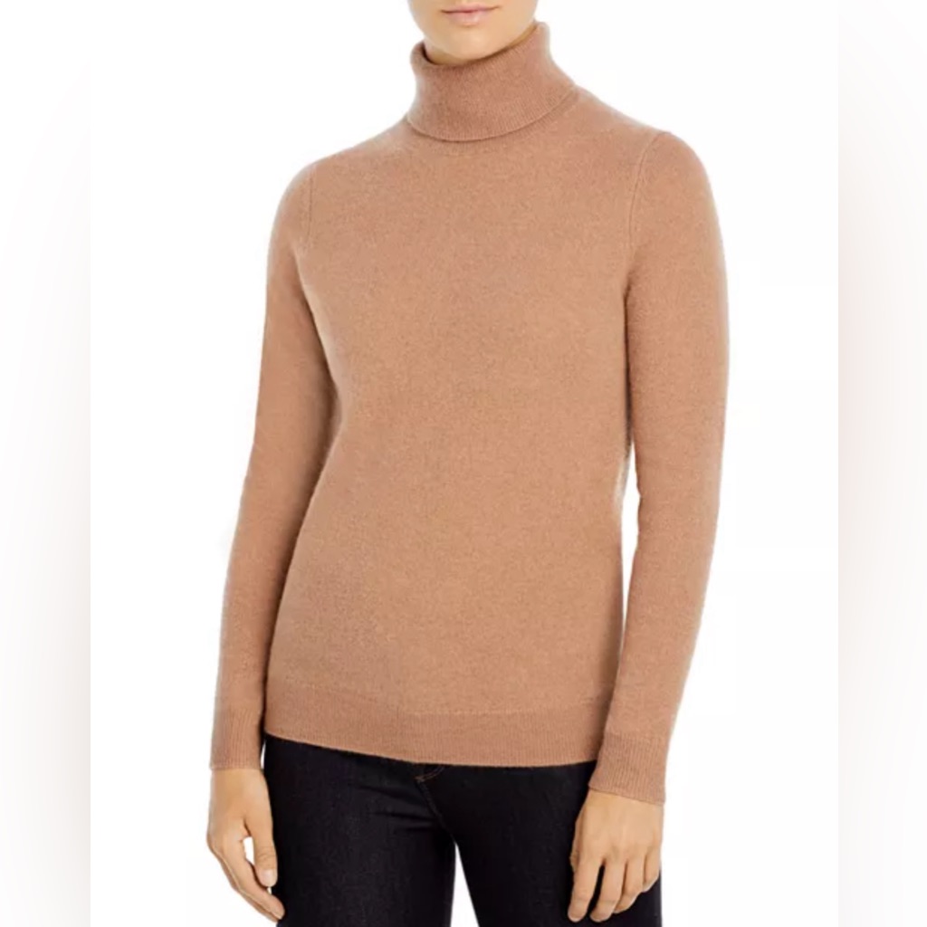 Bloomingdale’s Cashmere Turtleneck Sweater Size Small